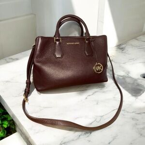 Michael Kors Brown Leather Satchel